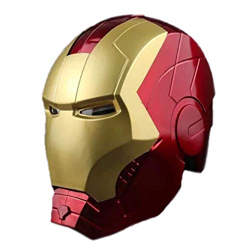 Iron Man Casco Máscara Luminosa, Marvel Avengers Plástico Máscaras Faciales Máscaras Cascos Película De Halloween Cosplay Accesorios De Disfraces