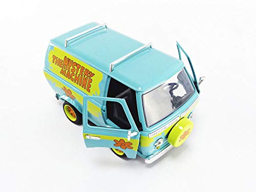 Jada JA31720 1:24 Scooby-Doo Mystery Machine con Figuras