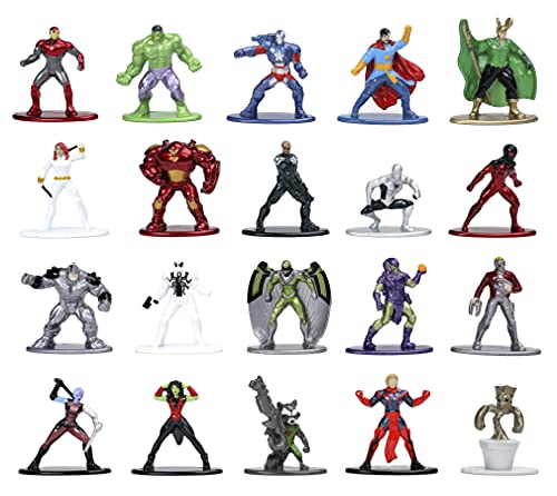 Jada Toys – Marvel Gift Pack de coleccionista con 20 Personajes en Die-Cast cm 4 + 8 años 253225017