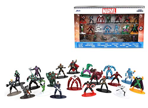 Jada Toys Marvel-Juego Figuras coleccionables, diseño de Ola 4, 20 Unidades, 4 cm, Multicolor (253225016)