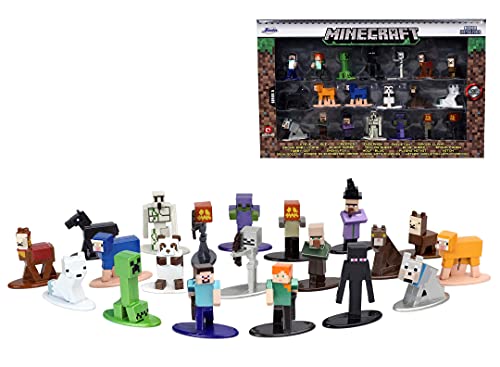 Jada Toys Minecraft 253265004 - Juego de 20 Figuras coleccionables (4 cm)