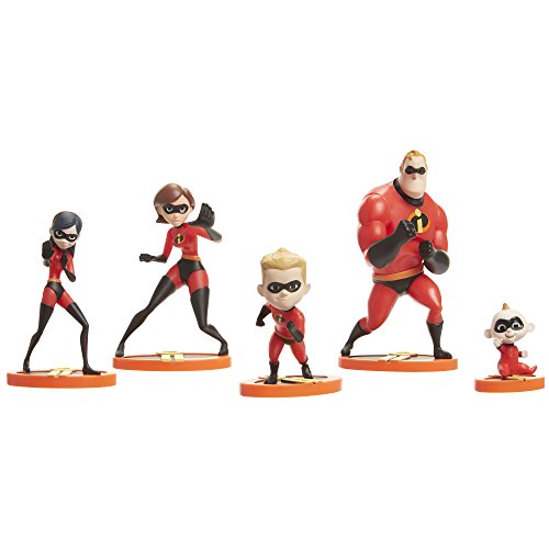 Jakks Pacific-76618-11L Incredibles Los Increíbles Figuras, Multicolor (76618)