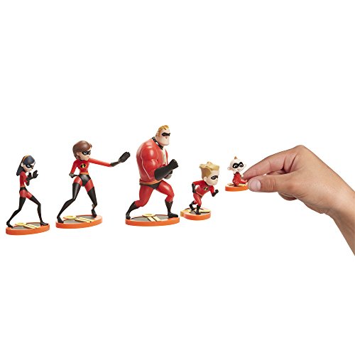 Jakks Pacific-76618-11L Incredibles Los Increíbles Figuras, Multicolor (76618)