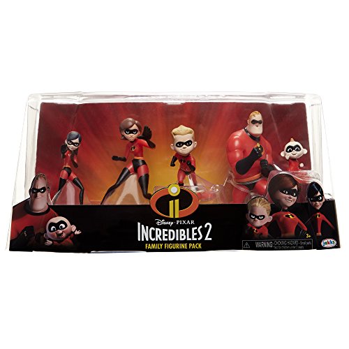 Jakks Pacific-76618-11L Incredibles Los Increíbles Figuras, Multicolor (76618)