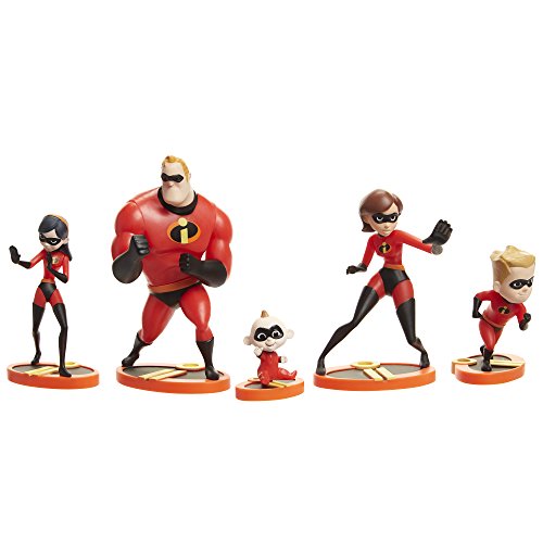 Jakks Pacific-76618-11L Incredibles Los Increíbles Figuras, Multicolor (76618)