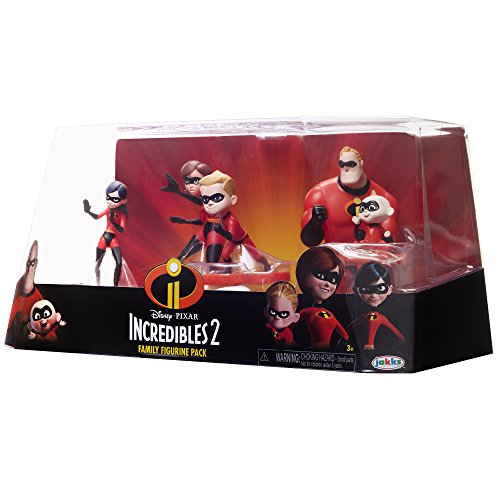 Jakks Pacific-76618-11L Incredibles Los Increíbles Figuras, Multicolor (76618)