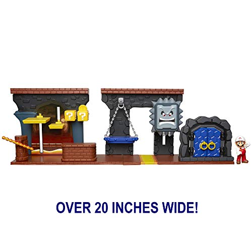 Jakks Pacific Dungeon Brothers Super Mario-playset Mundo fungen, Multicolor, Talla única (85993)