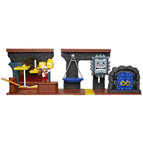 Jakks Pacific Dungeon Brothers Super Mario-playset Mundo fungen, Multicolor, Talla única (85993)