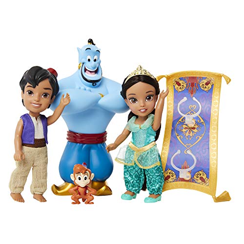 Jakks Pacific- Set Figuras Disney Princess Personajes aladdín, Multicolor, 20cm (86183-2L)