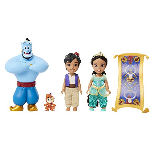 Jakks Pacific- Set Figuras Disney Princess Personajes aladdín, Multicolor, 20cm (86183-2L)