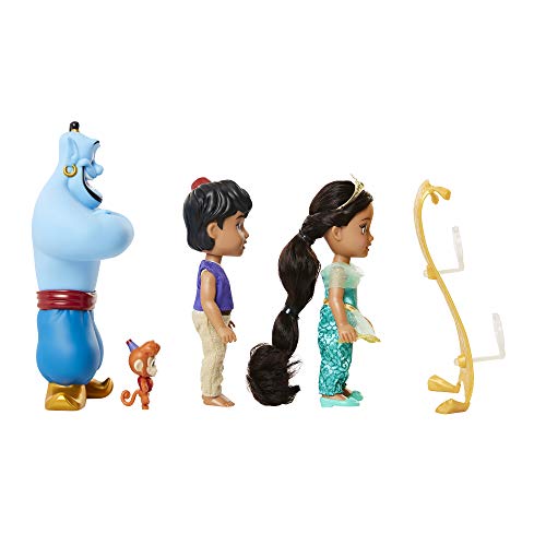 Jakks Pacific- Set Figuras Disney Princess Personajes aladdín, Multicolor, 20cm (86183-2L)