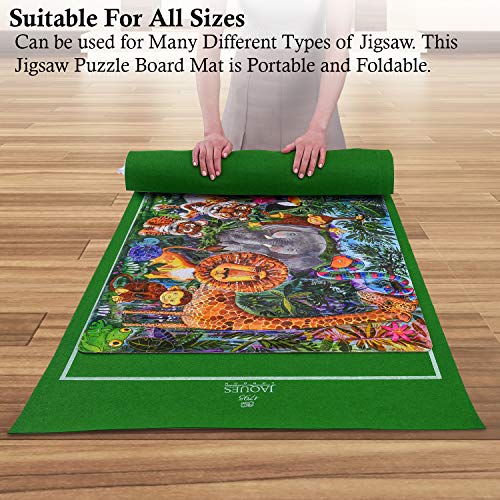 Jaques of London Tapete Puzzle 1500 Piezas | Puzzle Conserver | Accesorio Rompecabezas | Tapete Puzzle