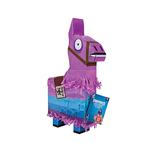 Jazwares Fortnite La piñata de la Llama, Color Rosa/Azul/Negro, Talla única (FNT0009)