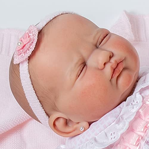 JC TOYS- Berenguer Classics Muñeca Bebe, Color Rosa (1001)