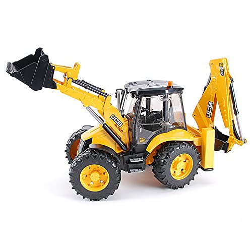 JCB - Excavadora con Doble Pala, acristalada (Bruder 2454)