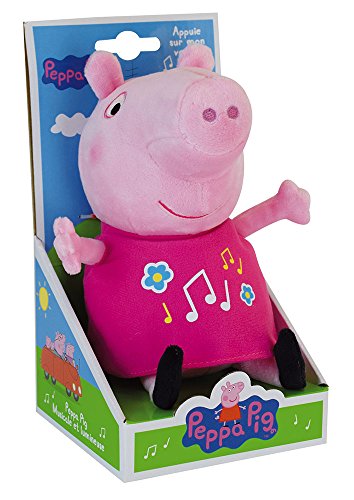 Jemini 023344 Peppa Pig - Peluche Musical y Luminoso (+/- 25 cm)