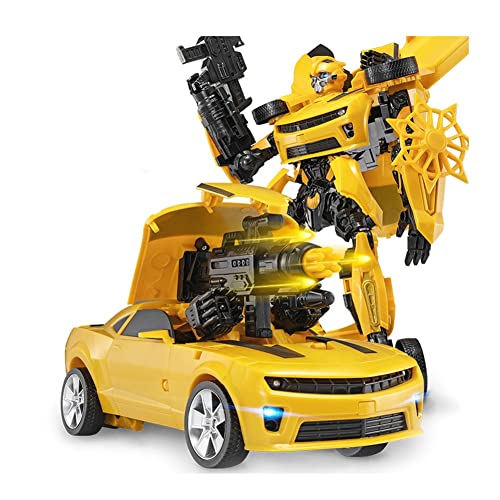 Jetta King Juguetes de Transformers, Modelo de muñeca de Gran tamaño de un niño y una niña se transformaron en un Robot de automóvil(Wasp Warrior 45cm-Sky Warrior 45cm)