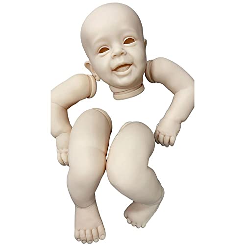 JinYiZhaoMing Reborn Dolls Kit,22 pulgadas, 700G realista recién nacido bebé niña muñeca enraizada ropa suave vinilo silicona muñeca recién nacido