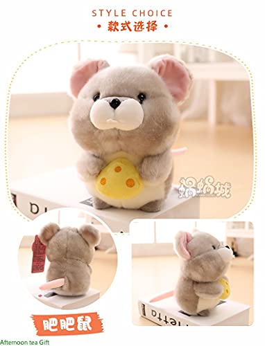 Jiutian Panda Hamster Squirrel Peluche Juguete Muñecas Rellenas Niños Niño Muñeca Muñeca Regalo Cumpleaños Decoración del hogar, 20 cm (Color : Hamster, Height : 20CM)