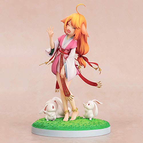 JJRPPFF Tu Shan Susu Figura, 7.5 Pulgadas Fox Fairy Little Matchmaker Model, Postura de pie, Accesorios de Conejo Figma Realista estática, Figuras de PVC Anime Girl (para colección de Regalos)