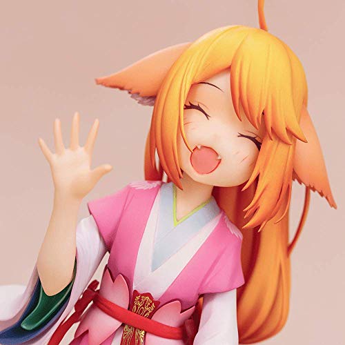 JJRPPFF Tu Shan Susu Figura, 7.5 Pulgadas Fox Fairy Little Matchmaker Model, Postura de pie, Accesorios de Conejo Figma Realista estática, Figuras de PVC Anime Girl (para colección de Regalos)