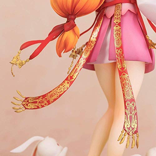 JJRPPFF Tu Shan Susu Figura, 7.5 Pulgadas Fox Fairy Little Matchmaker Model, Postura de pie, Accesorios de Conejo Figma Realista estática, Figuras de PVC Anime Girl (para colección de Regalos)