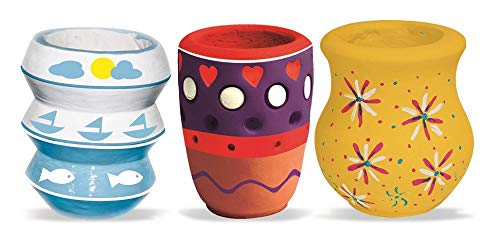 Joustra- Terra POTERIE Juego cerámica para niños a Partir de 8 años y Principiantes, para Manualidades y Trabajos manuales Infantiles, Multicolor (41200)