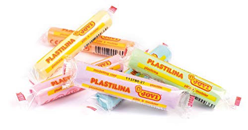 Jovi- Pastilla Plastilina Pastel, 6 Colores (90/6P)