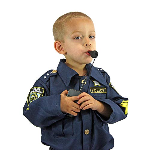 Joyin Toy Traje de Oficial de policía de Lujo y personificación Kit (niño) Azul Marino