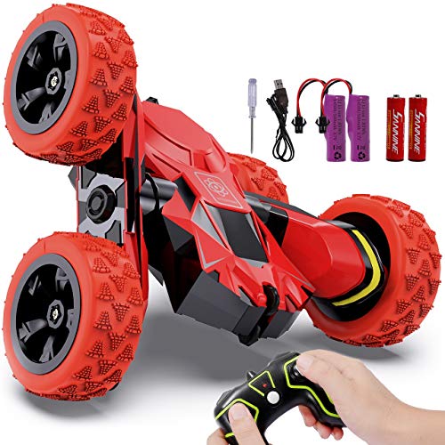 joylink Coche Teledirigido, 2.4 GHz Coche de Control Remoto 4WD Stunt RC Coche Acrobacia Rotación Volteo de 360 ° Radiocontrol Electric Juguetes para Niños