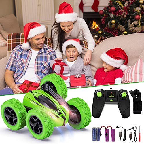 joylink Coche Teledirigido, 2.4 GHz Coche de Control Remoto 4WD Stunt RC Coche Acrobacia Rotación Volteo de 360 ° Radiocontrol Electric Juguetes para Niños