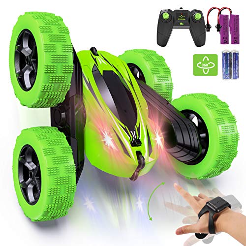 joylink Coche Teledirigido, 2.4 GHz Coche de Control Remoto 4WD Stunt RC Coche Acrobacia Rotación Volteo de 360 ° Radiocontrol Electric Juguetes para Niños