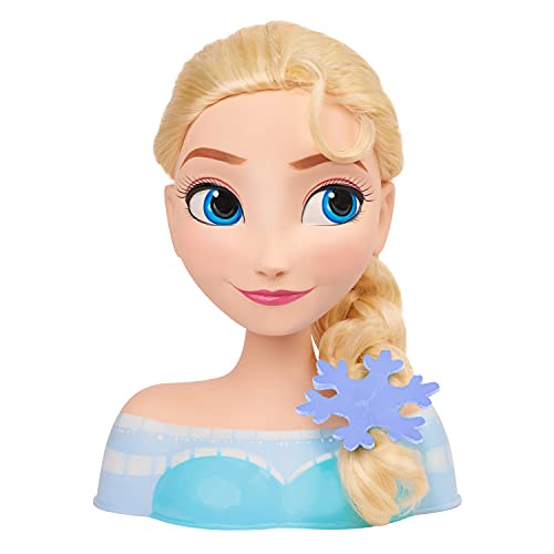 JP Disney Styling 12902 Frozen Elsa Cabeza de Estilo, sin Color