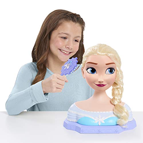 JP Disney Styling Frozen Deluxe Elsa Styling Head, sin Color