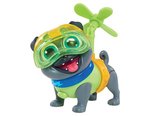 JP Puppy Dog Pals- Puppy Dog Light Up Pals On A Mission-Bingo with Helicopter and Helmet Disney Figura, Multicolor (Flair Leisure Products 94072)