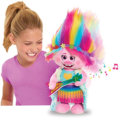 JP Trolls JPL65330 Trolls World Tour Dancing Feature Poppy Plush