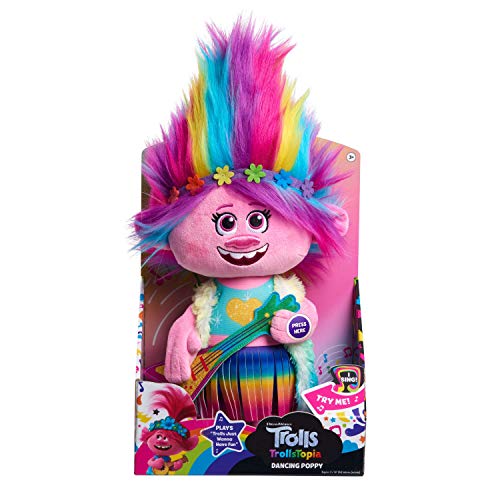 JP Trolls JPL65330 Trolls World Tour Dancing Feature Poppy Plush