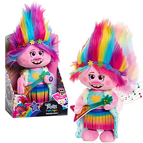 JP Trolls JPL65330 Trolls World Tour Dancing Feature Poppy Plush