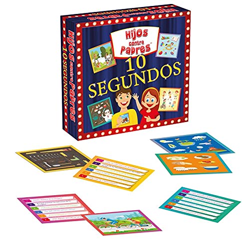 Juego de Cartas de Percepción y de Observación Juego Educativo de Memoria para Niños y Adultos Ejercicio Mental Entrenamiento de la Memoria | Hijos contra Padres 10 Segundos | 48 Cartas | de 5 Años