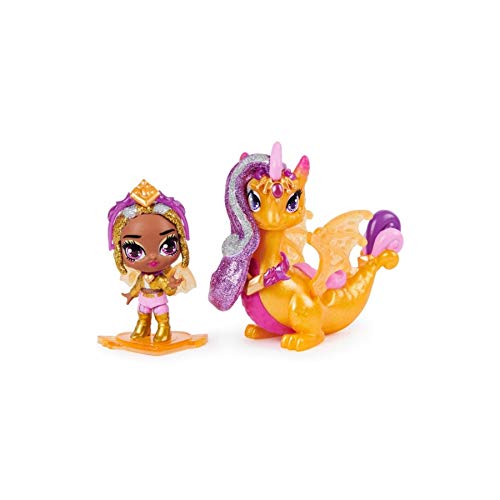 Juego de hatchimal compatible con Toy Galaxy Pixies Riders con función misteriosa juguetes de hadas voladores para niñas de 3 años en adelante - Gold Shimmer Charlotte Reemplazo para Hatchimals