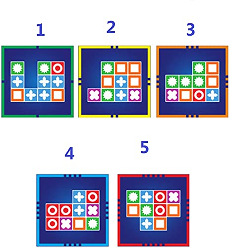 Juego de mesa de Match Madness, juego interactivo para padres e hijos, juego de mesa educativo de pensamiento lógico juego de escritorio juego juego maestro rompecabezas Ty para regalo de niños