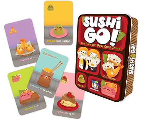 Juego de Mesa Sushi go, el Juego de Robar y Pasar, de Gameright