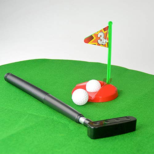 Juego de Putter Time Potty de Toilet Golf Juego de Putter de Golf para WC Set de Putter de Golf para Baño Mini Golf Training para Hombres Toy Mini Golf Juego de Regalo de Mordaza de Novedad