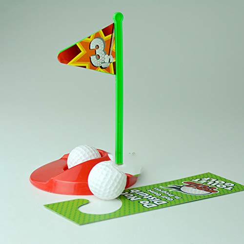 Juego de Putter Time Potty de Toilet Golf Juego de Putter de Golf para WC Set de Putter de Golf para Baño Mini Golf Training para Hombres Toy Mini Golf Juego de Regalo de Mordaza de Novedad