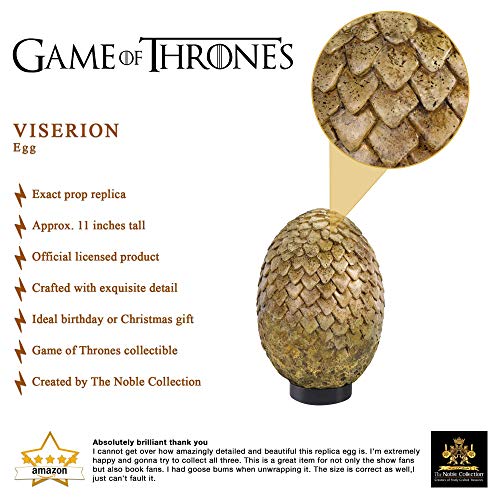 Juego de Tronos Réplica Huevo de Dragon Viserion 20 cm