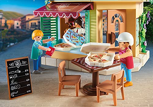 Juego Playmobil – Pizzeria con terraza – City Life – 70336