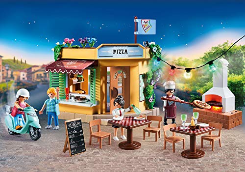 Juego Playmobil – Pizzeria con terraza – City Life – 70336