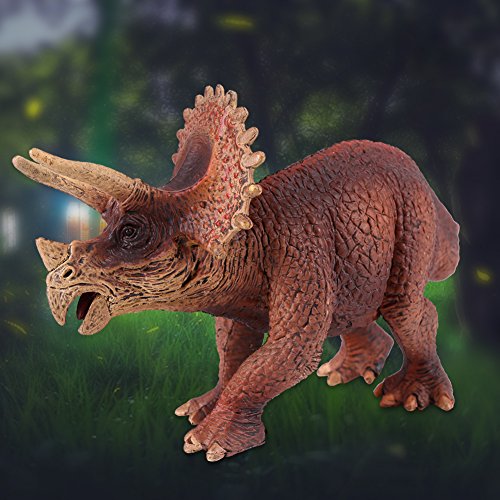 Juguete de Fiesta de Dinosaurio Triceratops de plástico, Juguete Modelo de Dinosaurio Realista de triceratop Figura para niños Juguetes educativos tempranos para niños cumpleaños