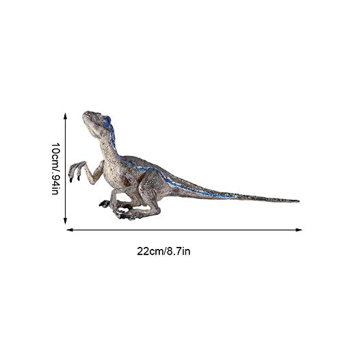 Juguete del dinosaurio del Velociraptor, modelo plástico grande educativo del dinosaurio de la simulación Regalo de cumpleaños de los niños