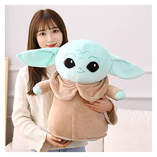 Juguete Felpa Peluche Master Yoda Los alienígenas Mandalorian Dibujos Animados Baby Muñecas Juguete Año Nuevo Decoraciones (Color : Yoda, Size : 28CM)